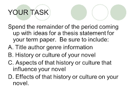 Facts behind the thesis writing for research paper Begin using an online generator and having your own thesis statement today 