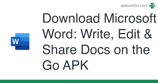 Word, excel, powerpoint y más v6.0 y versiones posteriores . Microsoft Word Write Edit Share Docs On The Go Apk 16 1 0 1 Android App Download