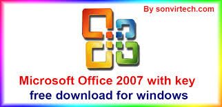 microsoft office 2007 with key