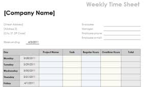 Weekly Timesheet Template Archives Timesheet Template Free