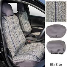 Saddleman Blanket Seat Cover Blue