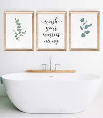 Bathroom Wall Decor Set Of 3 Wall Art