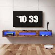 Bixiaomei Floating Tv Stand With Led