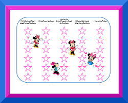 potty training charts with fun characters