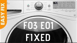 whirlpool front load washer f03 e01