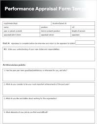 Employee Performance Appraisal Form Template Luxury Evaluation Word