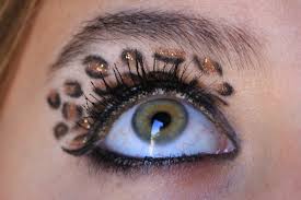 makeup crazy leopard eye d