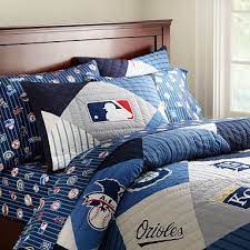 Mlb Quilt Baseball Bed Boys Bedding