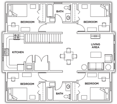 Student Housing Floor Plans Apartment