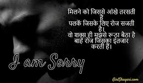 best sorry shayari collections sorry