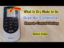dry mode in ac gree ac remote control