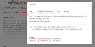 how to cite a video films on demand