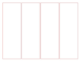 Blank Bookmark Template Template Business