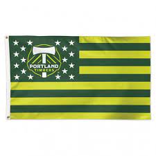 portland timbers elmers flag and banner