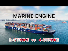 marine 2 stroke 4 stroke engine