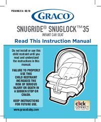 Graco Snugride Snuglock 35 User Manual