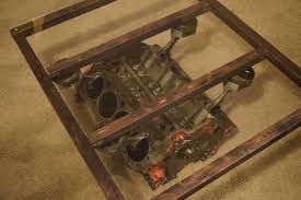 Car Engine Into A Stunning Coffee Table