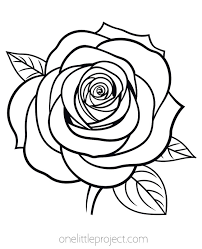 free printable rose templates
