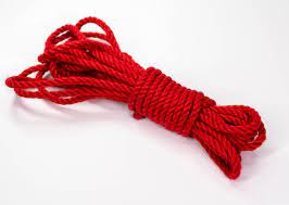 Red Jute Rope for Bondage - Etsy
