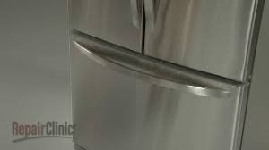 Lg refrigerator replacement door handle. Lg Refrigerator Replace Freezer Door Handle Aed37133117 Youtube
