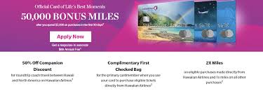 New cardmember offer earn 20,000 bonus miles after you spend $1,000 on purchases in the first 3 months from credit card account opening. 50 000 Hawaiian Airlines Mile Credit Card Bonus From Barclaycard Doctor Of Credit