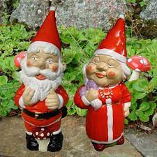 Father And Mrs Garden Gnomes