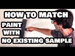How To Match Paint Without A Sample Or