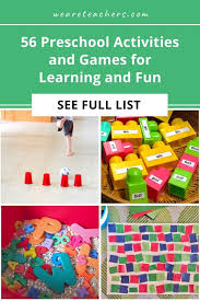 56 pre activities and games for