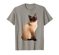 Amazon Com Siamese Cat Shirt Cute Siamese Cat T Shirts