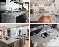 gray granite countertop and kitchen