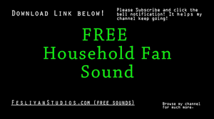 free household fan sound effects