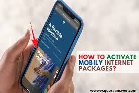 activate mobily internet packages