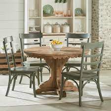 Dining room and kitchen furniture designs by joanna gaines and the team at magnolia. Top Tier Round Pedestal Table By Magnolia Home Facebook