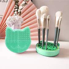 makeup brush storage box silicon brush
