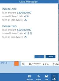 Enter in the loan amount, the interest rate, and a term (in months) and click calculate to build a table to track each this application contains a standalone gui calculator with a separate mortgage calculator for all types of uses. Windows 10 Mortgage Calculator App To Calculate Amortization Schedule