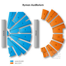 Abundant Ryman Seat Map A Seating Guide To Nashvilles Most