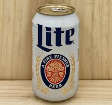 miller lite 12oz can 6pk cus fine