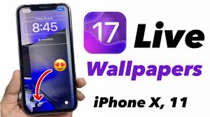 ios 17 live wallpapers on iphone 11