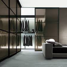 The Smoked Glass Walk In Closet What