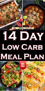 Free 14 Day 2 Week Low Carb Diet Weight Loss Meal Plan Pdf