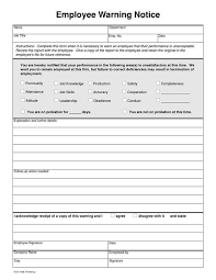 Free Employee Write Up Forms Evaluation Employee Employee
