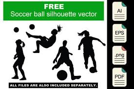 soccer silhouette images free clipart