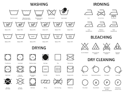 laundry symbols vectors ilrations