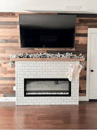 Diy Fireplace Subway Tile And