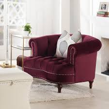 Making your house feel like a home means making it comfortable for everyone, family and guests by definition an accent chair is similar to an armchair but the two are distinctly different. Jennifer Taylor La Rosa Tufted Burgundy Accent Chair 2525 1 673 The Home Depot