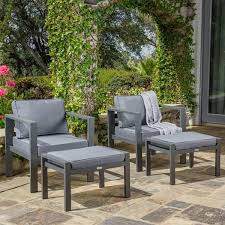 Club Chairs And Patio Ottomans