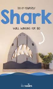 Diy Shark Wall Hanging For Less Than