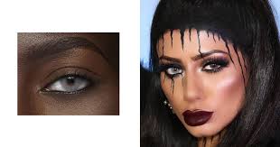 2022 halloween makeup paired with