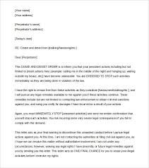 cease and desist letter 9 exles