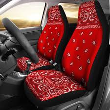 Red Bandana Car Seat Covers Car Seats